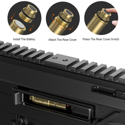 9mm laser training cartridge Red Dot Laser Training Bullet Dry Fire.