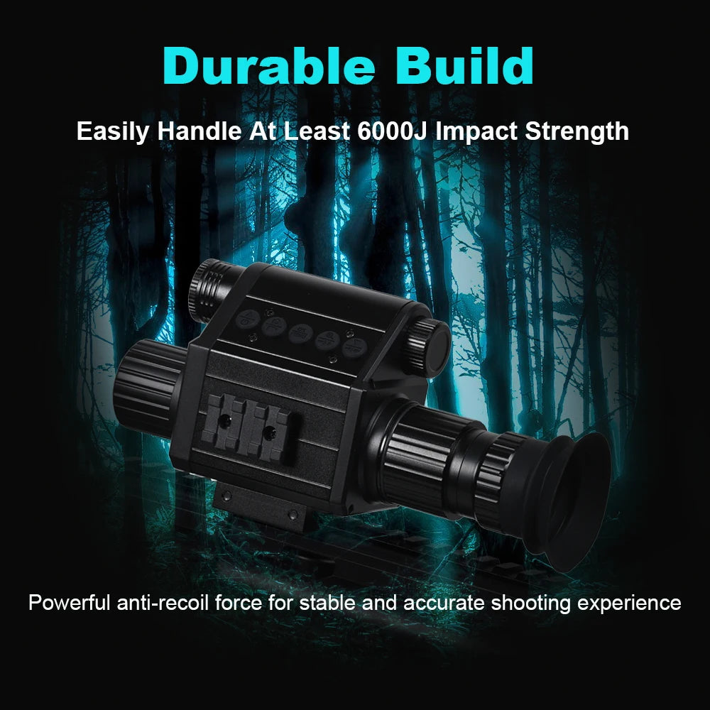 Digital Night Vision Riflescope 940nm IR Scope 5X Zoom HD 1080P Video Photo 300m.