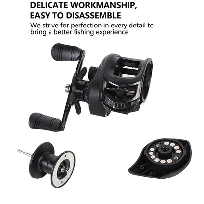 7.2/1 Gear Ratio Fishing  Reel Max Drag 10kg.