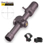 HD 1.2-6X24  Compact Riflescope SFP R&G Illumination 1/5 MIL Glass Etched Reticle.