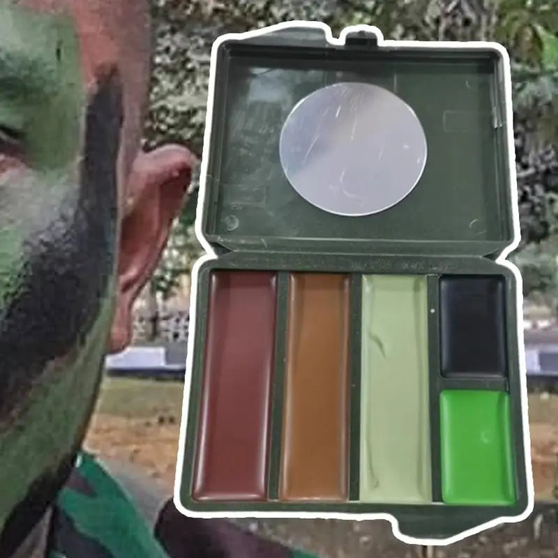 5 Colors Face Paint Camouflage Oil.