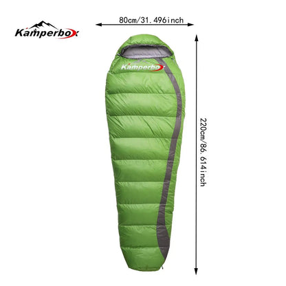 Ultralight  Down Sleeping Bag for Winter Camping.
