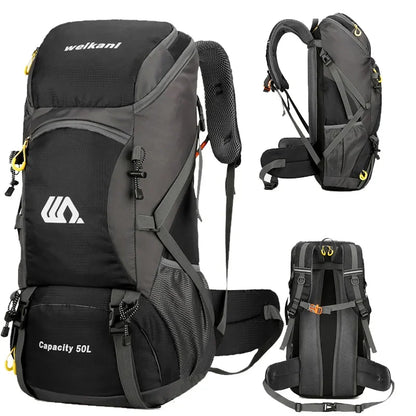 50L Travel Backpack large Hiking Bag Waterproof Outdoor Sports.