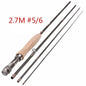 Mavllos 3/4 5/6 WT Fly Fishing Rod 40T Carbon Fiber 8FT 2.4M/9FT 2.7M Fast Action Cork Handle Lightweight Lake River Fly Rod