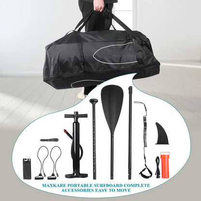 Inflatable Paddle Board with Paddleboard Accessories Triple Action Pump.