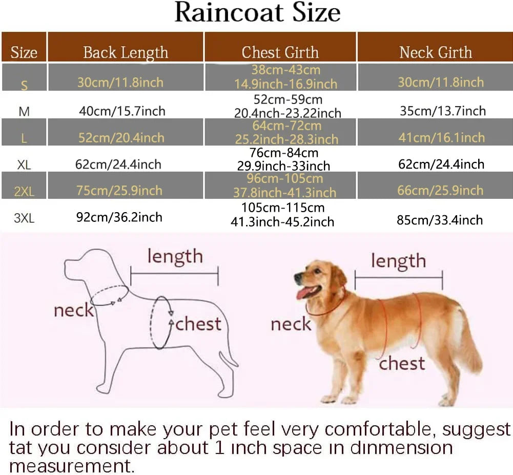 Fashionable Pet Hooded Raincoat, Dog Raincoat.