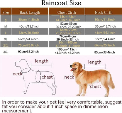 Fashionable Pet Hooded Raincoat, Dog Raincoat.