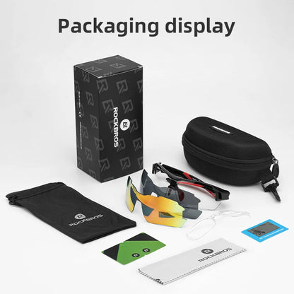 Polarized Cycling Glasses Men & Women Sports Sunglasses Road.