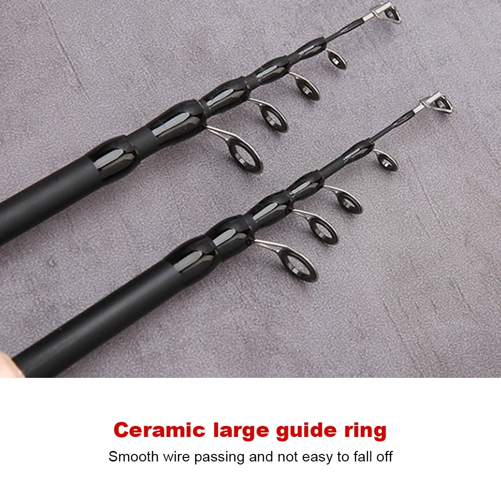 Baitcasting Lure Fishing Rod Spinning Telescopic Fishing Pole