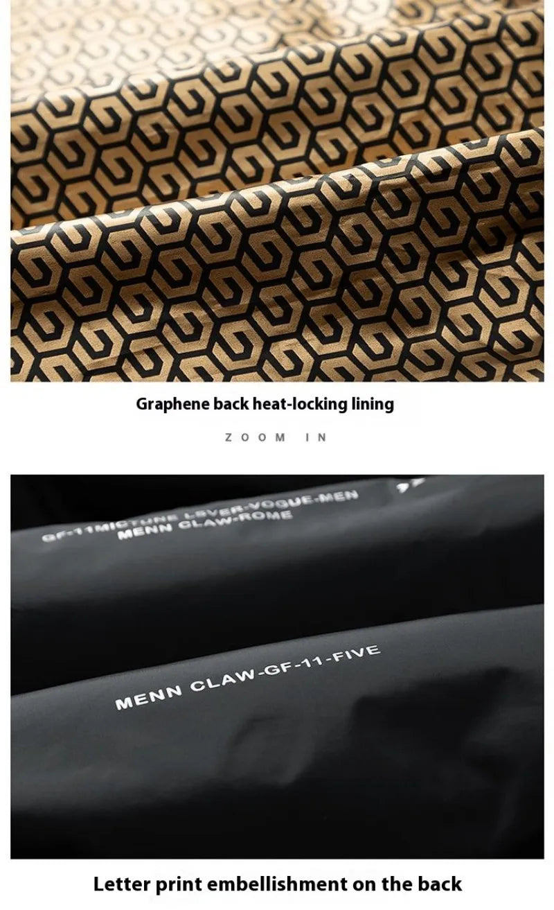 Men's Winter Windproof Casual Hooded Jacket .