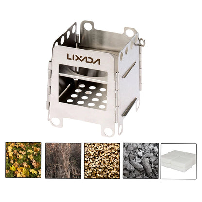 Titanium Stove Lightweight Folding Wood Burning Stove