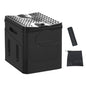 Portable Outdoor Folding Toilet Strong Bearing Capacity Reusable Trash Can.