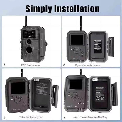 The E6P rechargeable camera portable 10000mAh battery is suitable for GardePro E6P, E8P, E6PCF and E8P.