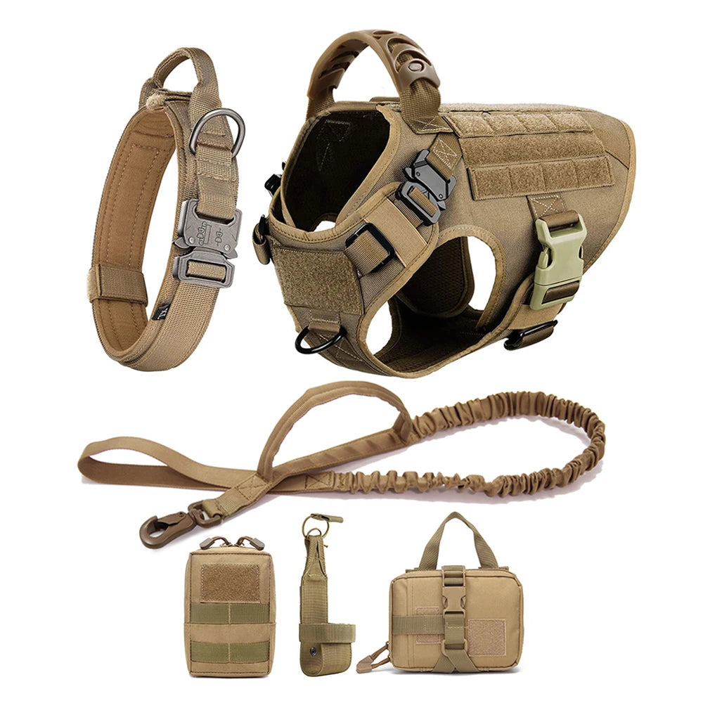 Large Dog Harness And Leash Set .