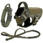 Large Dog Harness And Leash Set .