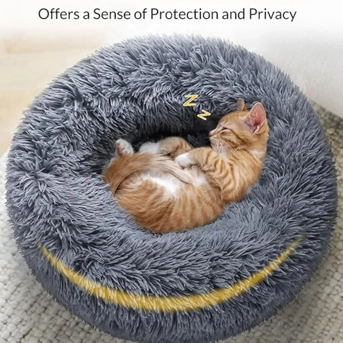 40-90cm Round Pet Bed for Large Dog Bed Super Soft Cat Bed Medium Dog House Winter Warm Sleeping.