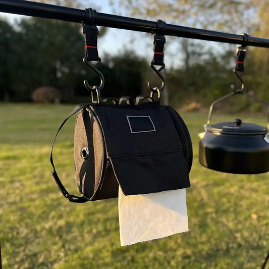 Roll Storage Bag Hanging Toilet Tissue  Storage Camping Hiking Outdoor.