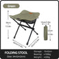 Outdoor Portable Folding Stool Aluminum Alloy Minin Storage Chair.