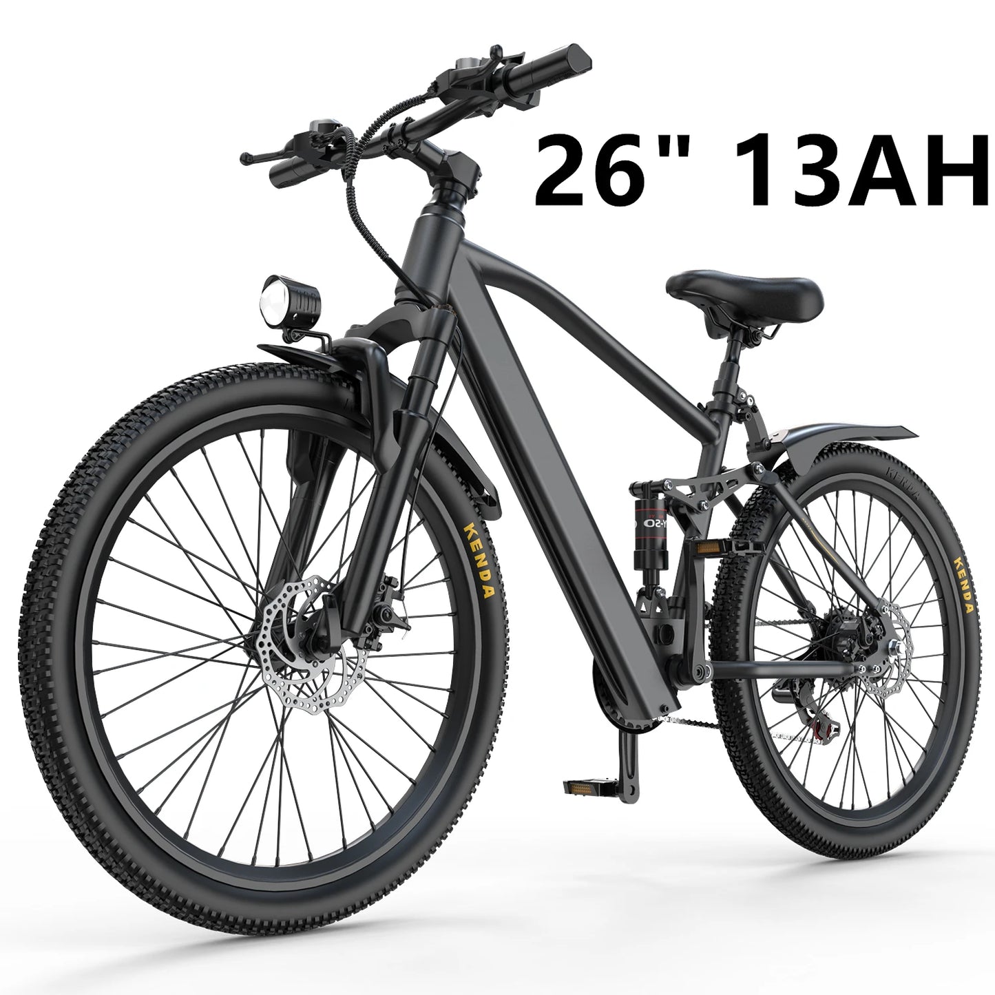 26'' 24'' Electric Bike, 36V 13Ah/10Ah Battery, 500W Motor.