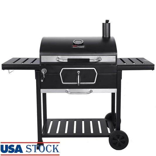 30 Inch Charcoal Grill BBQ Smoker.
