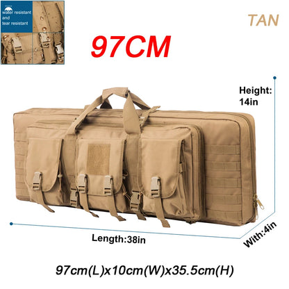 32 38 42 Inch Double Rifle Bag, Gun Case Rifle, Long Gun Bag .